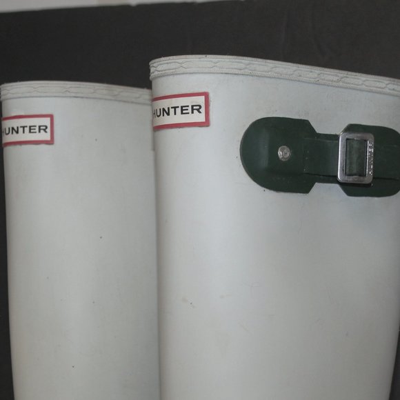 Hunter Rain Snow Rubber Boots Wellies Rare Color Combo - Picture 4 of 9